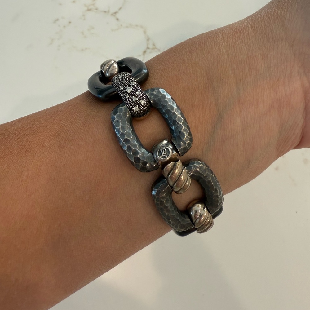 David Yurman midnight melange link bracelet
